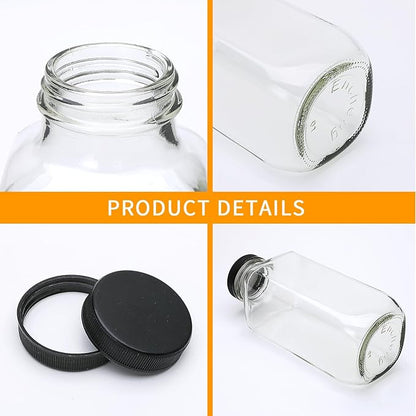 Beverages Drinking Bottles 12oz, Glass Water Botttle - Image 3
