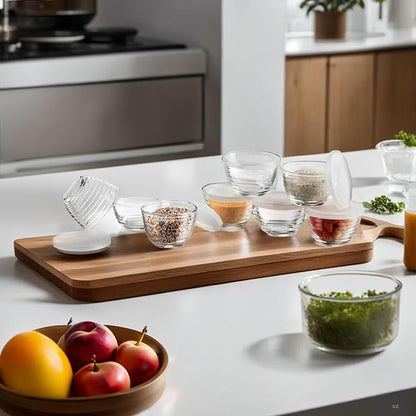 Le’raze 16pc Set of Small Glass Prep Bowls - Image 9