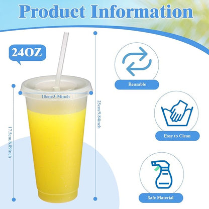 Honeydak 60 Pack Tumbler with Straw and Lid Bulk Cups - Image 4