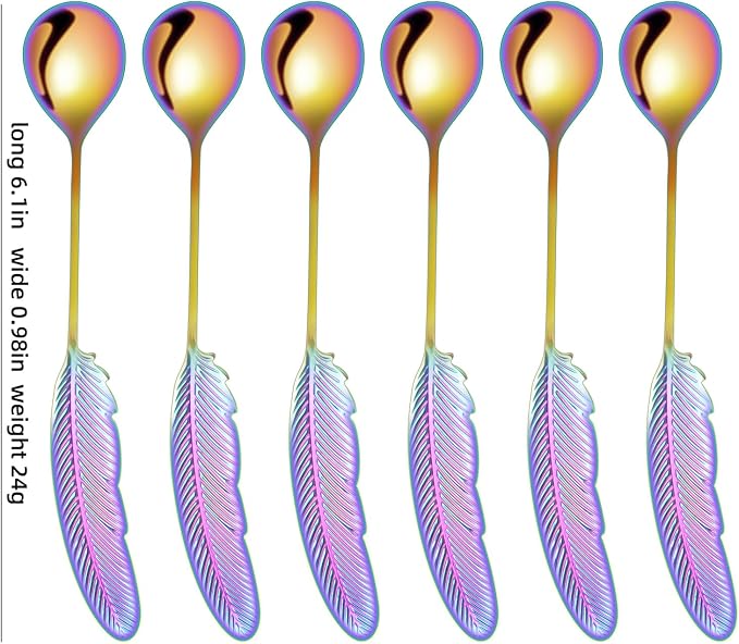 Creative spoons in multiple colors. They can be used to stir flower tea - Image 7