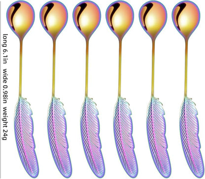 Creative spoons in multiple colors. They can be used to stir flower tea - Image 7