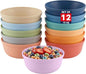 MASTERCOOK Plastic Bowls Set of 12 – 15oz Multipurpose Deep Plates Salad and by Unknown