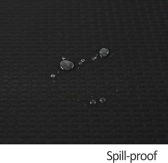 maxmill Jacquard Tablecloth Stain Resistant Waterproof Wrinkle Resistant Spillproof Washable Soft Weaved Texture Table Cloth for Dining Room, Indoor Outdoor Use, Rectangle 60 x 140 Inch, Black