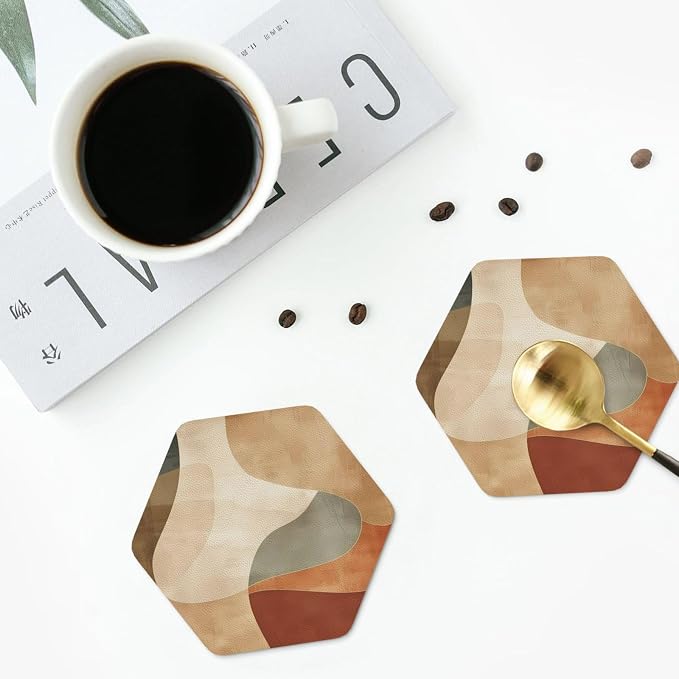 Minimal Abstract Shapes Print Coasters - Image 5
