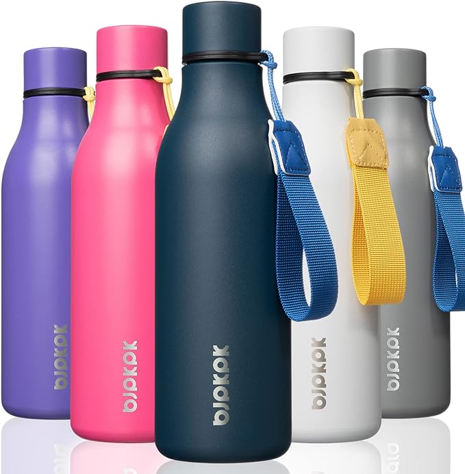 BJPKPK 18oz Insulated Water Bottle, Stainless Steel Bottle by BJPKPK