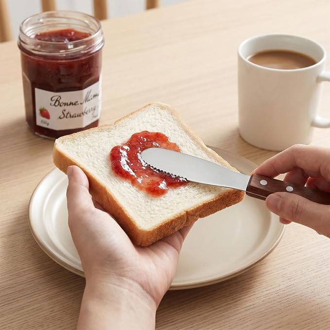 4 Pack Butter Spreader Knife Stainless Steel Cream Cheese Spreader - Image 5