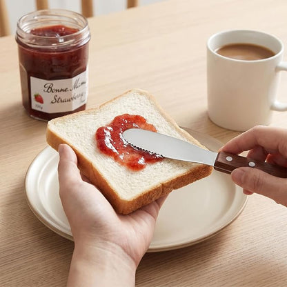 4 Pack Butter Spreader Knife Stainless Steel Cream Cheese Spreader - Image 5