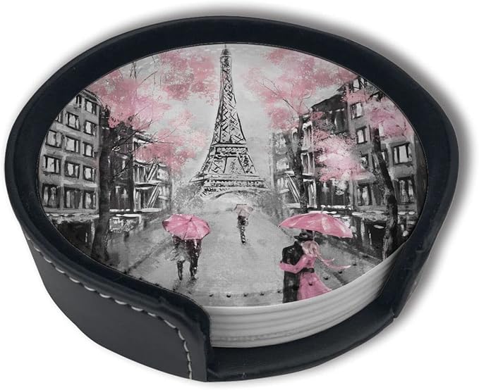 France Eiffel Tower Coasters For Drinks by Unknown