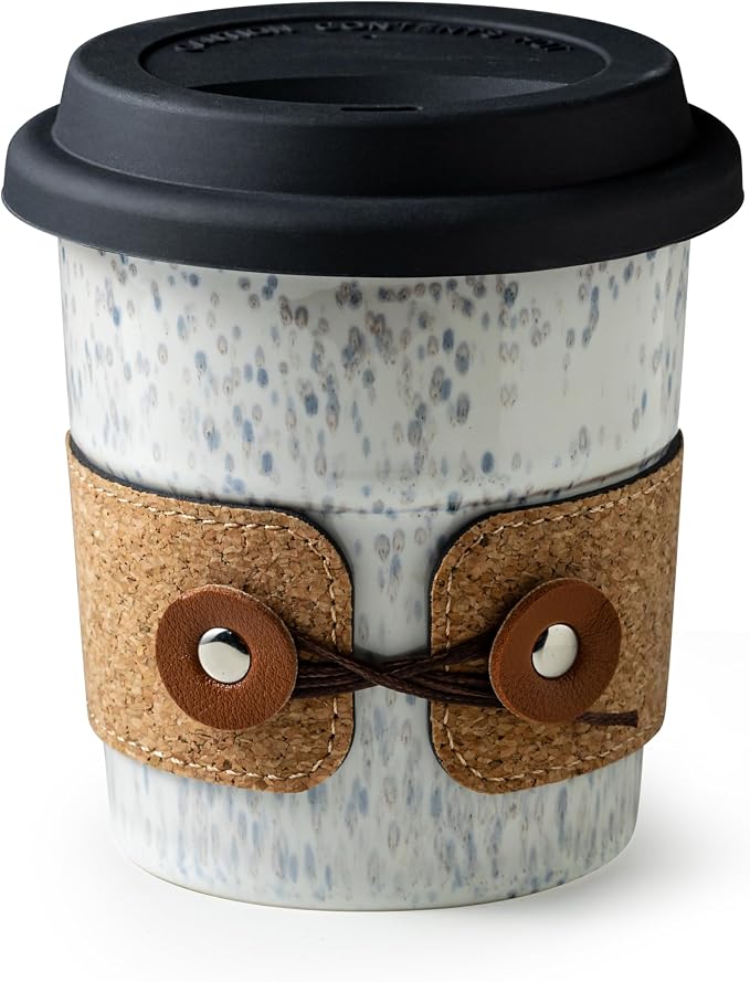 Coffee Tumbler Ceramic Travel Coffee Mug by Cormomu