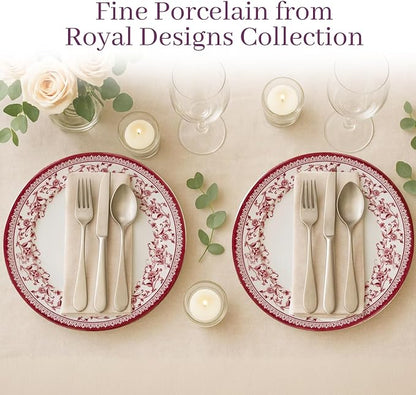 12-Piece Porcelain Dinnerware Set - Image 9
