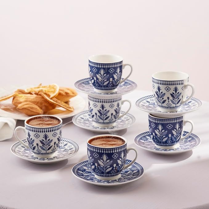 KARACA Peyker Turkish Coffee Cup Set by Karaca