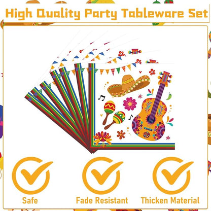 Rakuto Cinco De Mayo Party Decorations, Taco Theme Forks Birthday Decor - Image 4