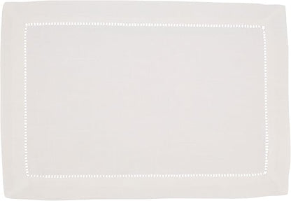 SARO LIFESTYLE Placemat with Hemstitched Borde by SaroLifestyle