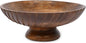EDHAS Mango Wood Decorative Wooden Bowl Hand Carved Home Decor by EDHAS