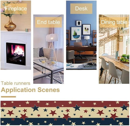 Memorial Day Table Runner, 4th of July American Patriotic Independence Day - Image 5