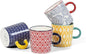 Selamica Ceramic 3.5 Oz Espresso Cups, Mini Coffee Cups by Selamica
