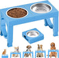 XIAZ Elevated Dog Bowls Large Breed Raised Dogs Bowl Stand Large/Medium Sized by XiaZPet