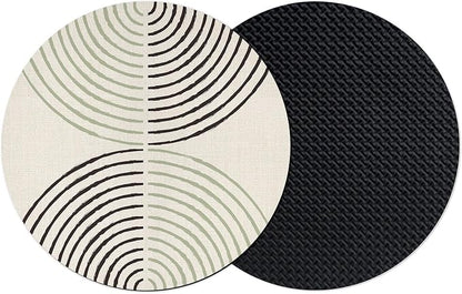 Modern Aesthetic Art Coasters Set of 2, Absorbent Coasters by Unknown