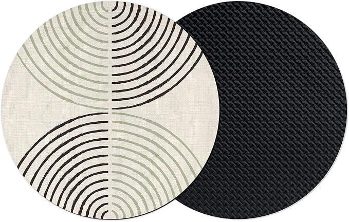 Modern Aesthetic Art Coasters Set of 2, Absorbent Coasters by Unknown
