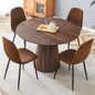 Round Dining Table Set for 4, Modern Kitchen Table Small 45 Inch Dinner Table Round Dining Room Table with 4 Dining Chairs for Living Room
