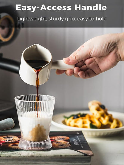 Ceramic Espresso Cup, Espresso Measuring Cup Espresso Shot Cups 3 OZ | Espresso - Image 8