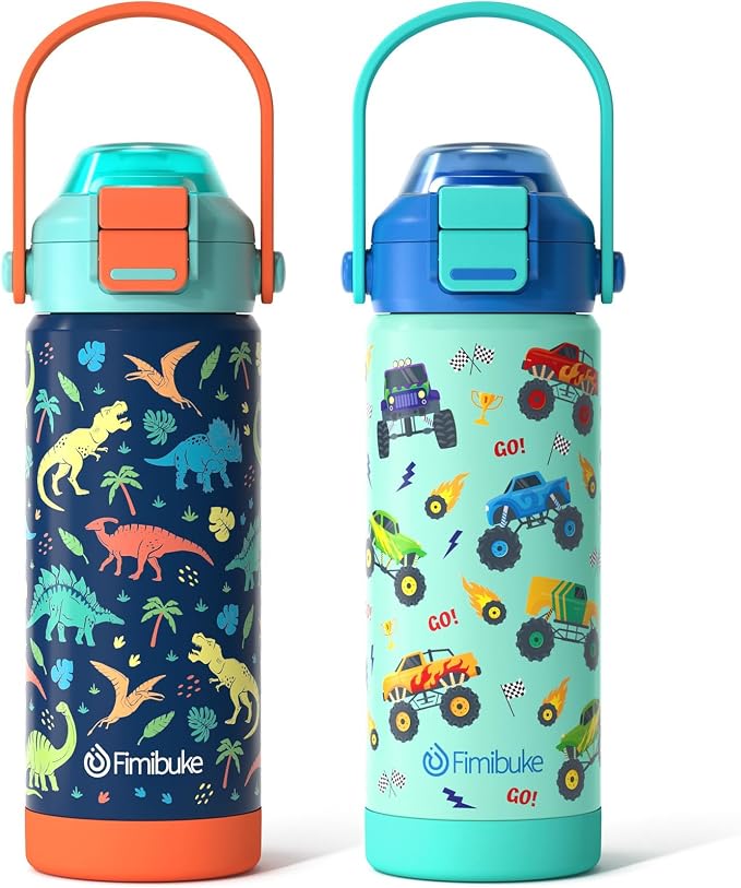 Fimibuke 18oz Kids Insulated Water Bottle by Fimibuke