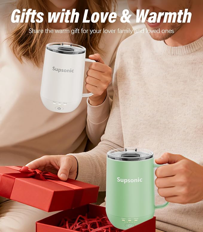 Supsonic - 16oz Self Heating Coffee Mug, Smart Heated Coffee Mug Faster - Image 5