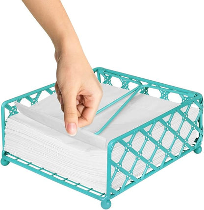 Blue Donuts Lattice Collection Napkin Holder – Napkin Holders - Image 4