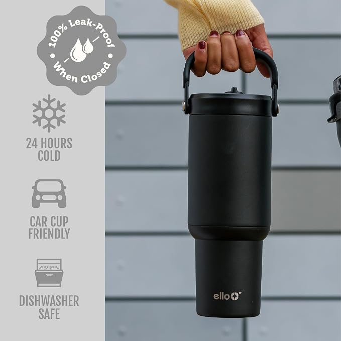 Ello Oasis Go+ 32oz Insulated Stainless Steel Tumbler - Image 4