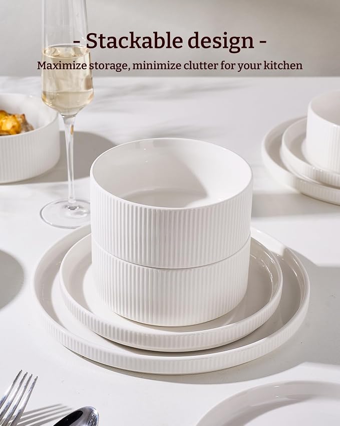 Line Porcelain Dinnerware Set, dish set - Image 6