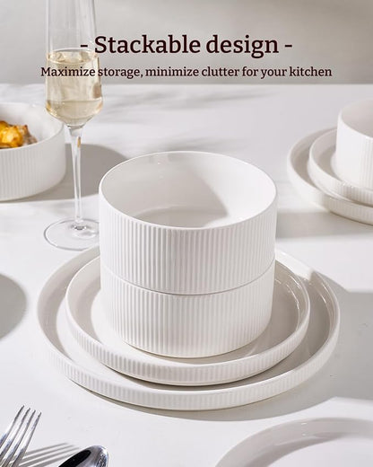 Line Porcelain Dinnerware Set, dish set - Image 6