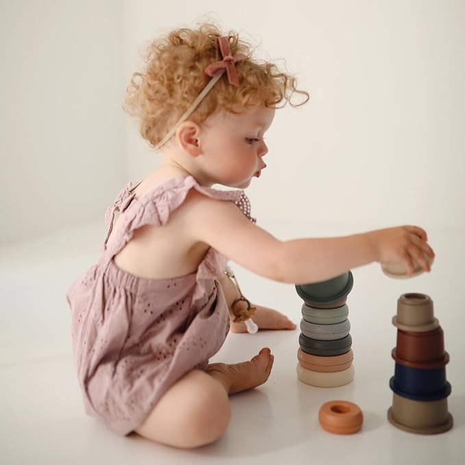 mushie Stacking Cups Toy | Made in Denmark - Image 5