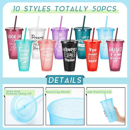 Uiifan 50 Pcs Inspirational Cups Bulk - Image 3