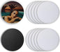 10 Pcs Leather Sublimation Coasters Blanks Bulk by JOIIT