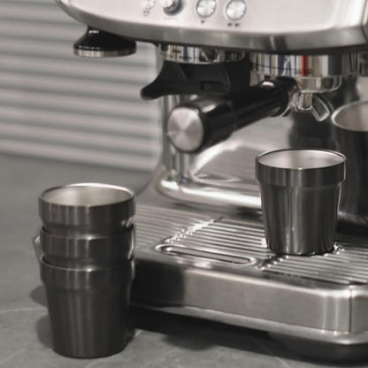 Youda Stainless Steel Double Walled Insulated Cups Stackable, 6oz Coffee - Image 8
