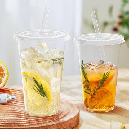 Dealusy 100 Pack - 24 oz Clear Plastic Cups - Image 5