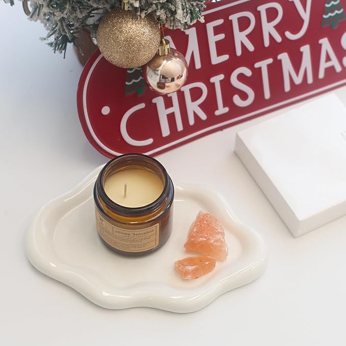 CCINPPY Ceramic Cloud Jewelry Tray Trinket Dish Key Bowl Nightstand Decor | - Image 7
