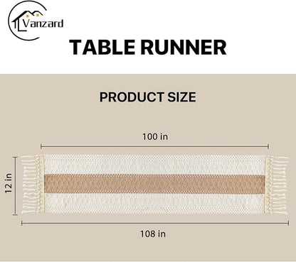 Boho Table Runner for Fall Home Decor - Image 3