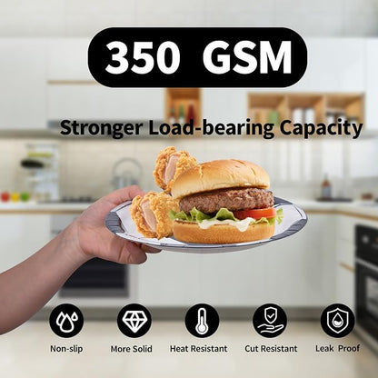 40 Pcs Soccer Plates and Napkins Party Supplies, 9-inch Disposable Soccer - Image 4