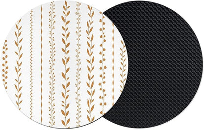 Modern Minimalist Art Coasters Set of 2, Absorbent Coasters by Unknown