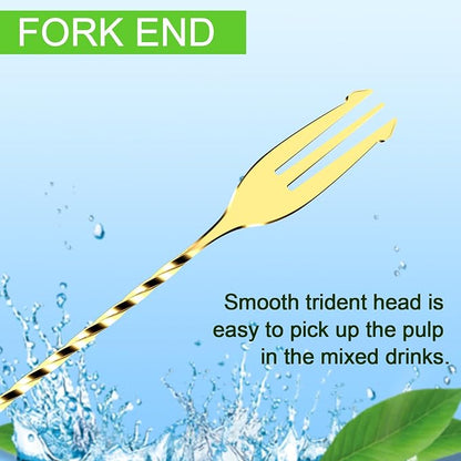 Bar Spoon Cocktail Mixing Stirrers, 12” - Image 5