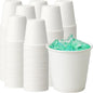 100 Pack 3 oz Paper Cups, Small Coffee Cups, Disposable Mini Bathroom Mouthwash by ECOEXTRA