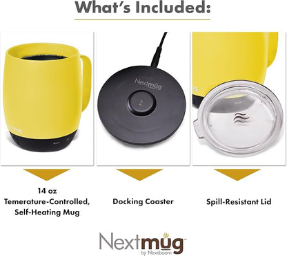 Nextmug - Temperature-Controlled, Self-Heating Coffee Mug | – No App, - Image 4