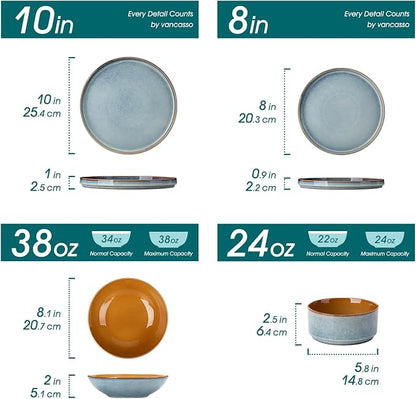 ONION Ceramic Plates and Bowls Sets - Image 3