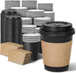 Ginkgo 100 Pack 8 oz Disposable Coffee Cups by HOME