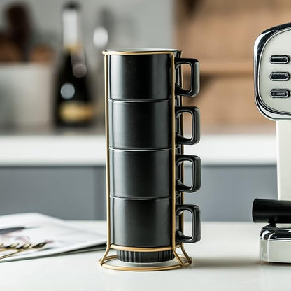 Miamolo Stackable Coffee Mugs - Image 4