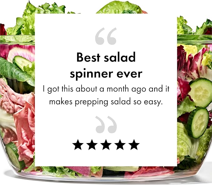 OXO Good Grips Salad Spinner | Lettuce Spinner | Fruit Washer | Fruit Washing - Image 11
