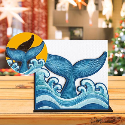 Whale Tail Napkin Holder for Table - Image 6