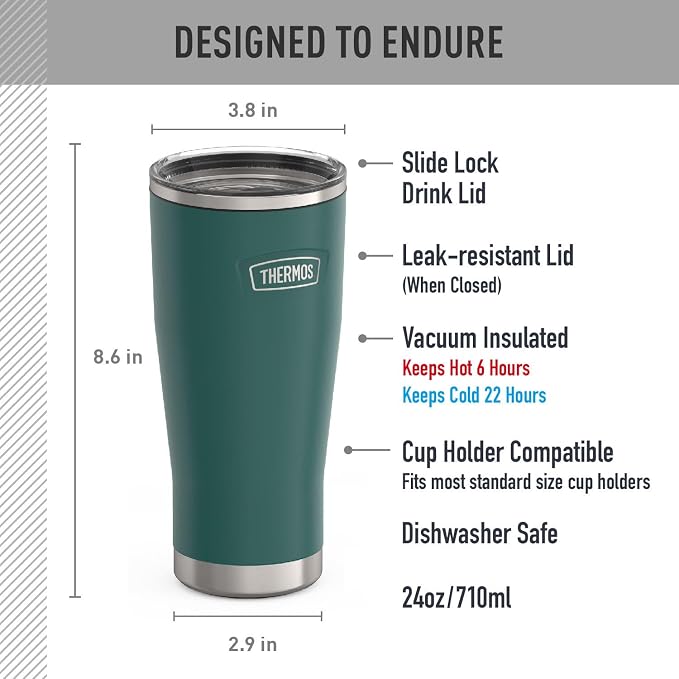 THERMOS Icon Series 24oz Stainless Steel Tumbler - Image 7