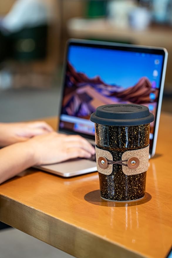 Large Ceramic Travel Coffee Mug - Image 4